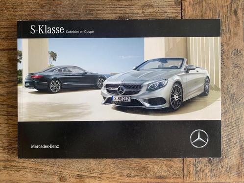 Brochure Mercedes-Benz S-klasse coupe C217 cabrio A217 2016, Boeken, Auto's | Folders en Tijdschriften, Nieuw, Mercedes, Ophalen of Verzenden