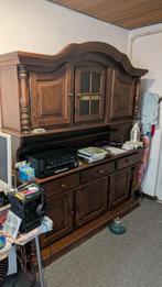 Mooie houten toogkast, Huis en Inrichting, Kasten | Buffetkasten, Ophalen, 150 tot 200 cm, Eikenhout, Zo goed als nieuw