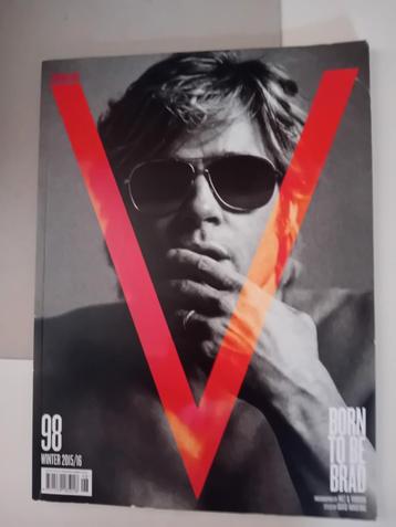 V magazine brad pitt issue 98 2015 fashion magazine lifestyl beschikbaar voor biedingen