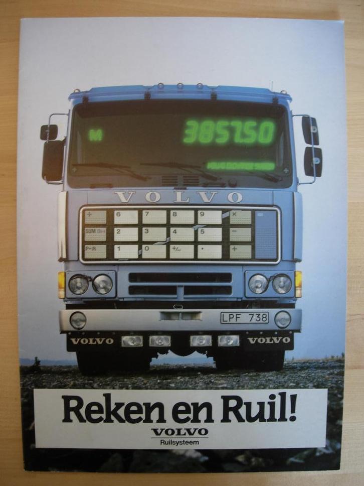 Volvo Ruilsysteem Brochure 1985 F12 F10 N12 N10 N7 F7, Boeken, Auto's | Folders en Tijdschriften, Zo goed als nieuw, Volvo, Ophalen