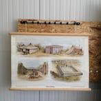 Schoolplaat: Tent en herberg, Antiek en Kunst, Ophalen of Verzenden, Geschiedenis