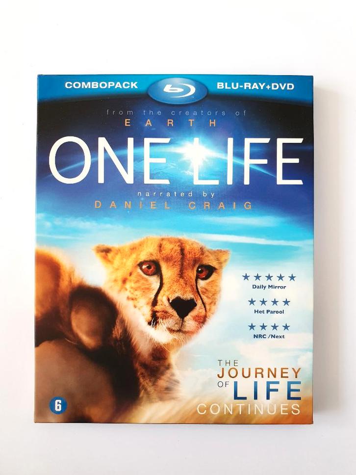 One Life (Blu-ray + DVD), Cd's en Dvd's, Blu-ray, Zo goed als nieuw, Documentaire en Educatief, Ophalen of Verzenden