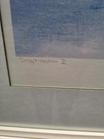 schilderij prent tuin groot, Huis en Inrichting, Woonaccessoires | Schilderijen, Tekeningen en Foto's, Ophalen of Verzenden, 'T Olde Gre-j