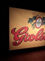 Grolsch wand licht bak, Verzamelen, Biermerken, Ophalen of Verzenden, Zo goed als nieuw, Overige typen, Grolsch