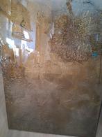 Epoxy Schilderij Handgemaakt Amsterdam acryl verf -  50x70, Doe-het-zelf en Verbouw, Glas en Ramen, Minder dan 80 cm, Minder dan 80 cm