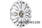 Volkswagen Wieldeksel set 15 inch (4x) (YTI zilver) Originee, Auto diversen, Wieldoppen, Verzenden, Nieuw
