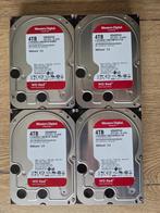 Western Digital 4TB (set van 4 stuks), Computers en Software, Harde schijven, Intern, Gebruikt, Desktop, 4TB