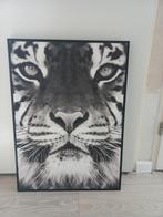 Print tijger, zwart wit, Ophalen, Zo goed als nieuw, Print, Minder dan 50 cm
