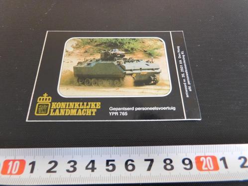 sticker leger landmacht zwart YPR gepantserd pers.voertuig *, Verzamelen, Stickers, Zo goed als nieuw, Bedrijf of Vereniging, Ophalen