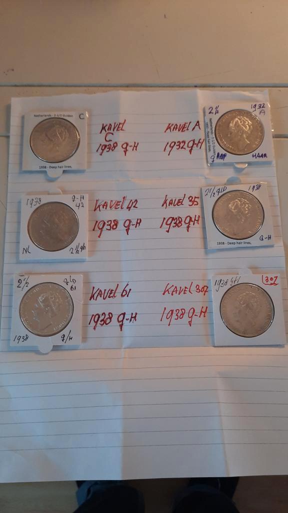 MOOIE RIJKSDAALDER 1932 GROF HAAR WILHELMINA KAVEL NR A, Postzegels en Munten, Munten | Nederland, Losse munt, 2½ gulden, Koningin Wilhelmina