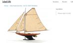 Scheepsmodel Bluebell M.Y.C. (Manhattan Yacht Club)., Hobby en Vrije tijd, Ophalen, Zo goed als nieuw, Overige merken