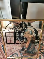 Spiegel vintage, Huis en Inrichting, Woonaccessoires | Spiegels, Ophalen, Zo goed als nieuw, Rechthoekig, Minder dan 100 cm