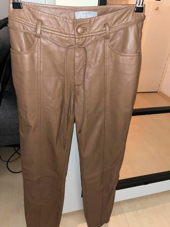 DANTE6 MAAT 1 mt36 ongeveer ECHTE leren broek ALS NIEUW l, Kleding | Dames, Broeken en Pantalons, Zo goed als nieuw, Maat 36 (S)