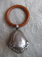 Oude Versierde Rammelaar met Bijtring - HOKA, Verzenden