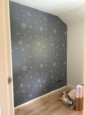 Ruimte behang Space stars - blauw - 3 rollen beschikbaar voor biedingen