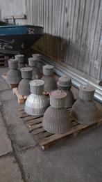 bedrijfs lampen retro grote lampen 10x 30,= per stuk 220 vol, Ophalen, Gebruikt, 50 tot 75 cm, Metaal