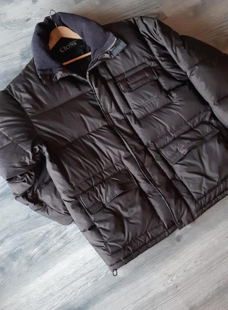 Heren Winterjas Cross Sportswear maat XL, Kleding | Heren, Jassen | Winter, Zo goed als nieuw, Maat 56/58 (XL), Bruin, Ophalen of Verzenden