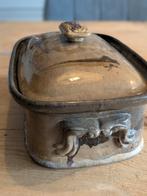 2 Franse terrines van polychroom gebakken porcelein., Antiek en Kunst, Ophalen