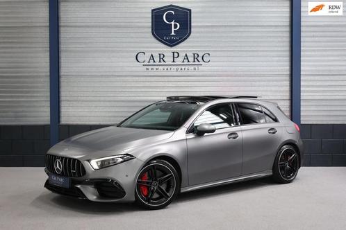 Mercedes-Benz A-klasse AMG 45 S 4MATIC+ MATT/MULTIBEAM/VIRTU, Auto's, Mercedes-Benz, Bedrijf, Te koop, A-Klasse, 360° camera, 4x4