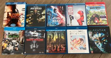 Partij blue ray disc dvd’s beschikbaar voor biedingen