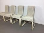 4 x Tecta  Cantolever Stoel B20 Wicker Creamy White, Huis en Inrichting, Stoelen, Ophalen, Gebruikt, Wit, Eén