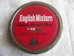 Oud Engels Tabak Blik English Mixture No 10 Douwe Egberts, Verzenden, Gebruikt, Tabaksdoos of Verpakking