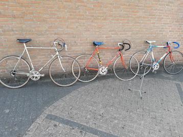 3 racefietsen (opknappers) beschikbaar voor biedingen