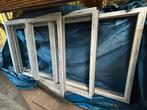 3 Kunststof Raamkozijnen Aluplast, Doe-het-zelf en Verbouw, Ophalen, Kunststof, Gebruikt, Raamkozijn