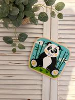 Houten puzzel panda, 7 stukjes, Kinderen en Baby's, Speelgoed | Kinderpuzzels, Van hout, Minder dan 10 stukjes, Ophalen of Verzenden