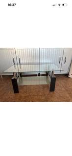 Glazen salontafel - 100x50x45 cm, Huis en Inrichting, Ophalen, Gebruikt, 50 tot 100 cm, Glas