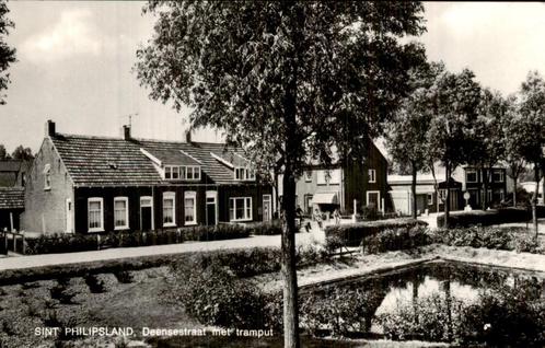 Sint Philipsland - Deensestraat tramput, Verzamelen, Ansichtkaarten | Nederland, Gelopen, Zeeland, 1940 tot 1960, Verzenden