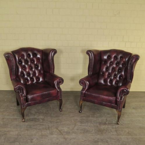chesterfield fauteuil div.kleuren prijs is per set, Huis en Inrichting, Banken | Bankstellen, Nieuw, Verzenden