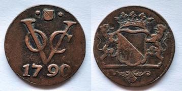VOC Duit Utrecht 1790 beschikbaar voor biedingen