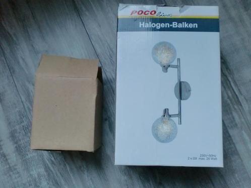 Pocoline Halogeen lampen balk, Huis en Inrichting, Lampen | Losse lampen, Zo goed als nieuw, Halogeen (gloei)lamp, Ophalen of Verzenden