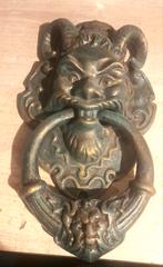 Unieke ijzeren deurklopper - Duivel, Ophalen of Verzenden, Gebruikt