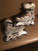 Salomon inline skates met helm maat 40 Slam 7 Pro, Ophalen, Gebruikt, Salomon, Inline skates 4 wielen