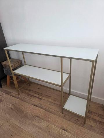 Moderne wandtafel goud/wit beschikbaar voor biedingen