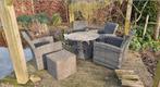 Mooie set met tafel loungestoelen, Tuin en Terras, Tuinsets en Loungesets, Ophalen, Gebruikt, Wicker, 2 zitplaatsen