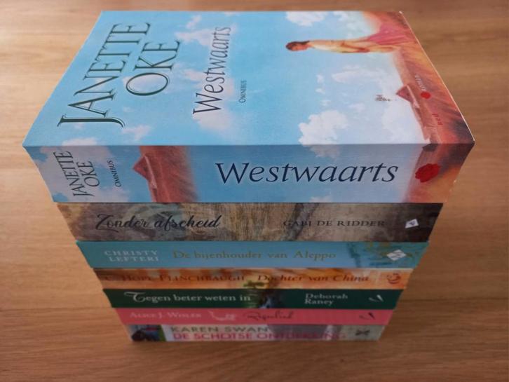 VOORDEEL LEESPAKKET 📚 7 chr (hist) romans ZGAN/IZGS €25,-, Boeken, Romans, Gelezen, Ophalen of Verzenden