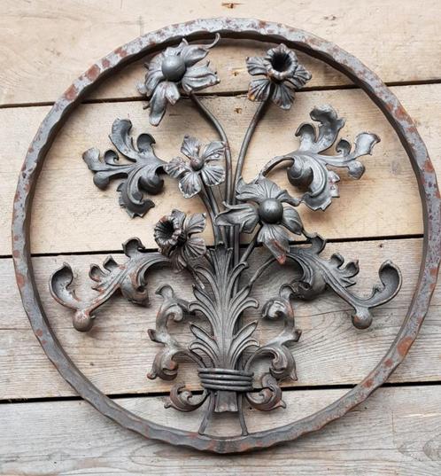 Sier smeedwerk smeedijzer elementen decoratie poort hek deur, Tuin en Terras, Tuinhekken en Hekwerk, Zo goed als nieuw, Sierhekwerk