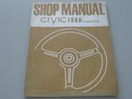 HND 4 Honda Civic 1500 Shop Manual Supplement 1975, Ophalen of Verzenden