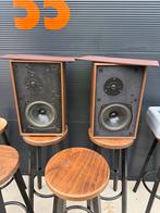 Kef Chorale luidsprekers uit 1978, Gebruikt, Minder dan 60 watt, Front, Rear of Stereo speakers, Ophalen