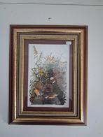 Vintage Vogelprint. Veldleeuwerik, Ophalen of Verzenden, Minder dan 50 cm, Schilderij, Minder dan 50 cm