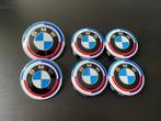 BMW 50 Jahre M logo’s emblemen naafdoppen in diverse maten, Ophalen of Verzenden