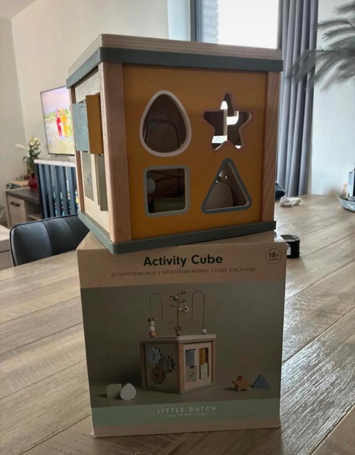 Little Dutch Activity Cube 0-2 jaar - Inclusief doos!, Kinderen en Baby's, Speelgoed | Educatief en Creatief, Zo goed als nieuw