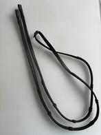 LJ Leathers zwarte leren teugels anti slip met stopjes Cob, Ophalen, Gebruikt