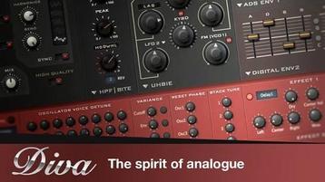 U-He DIVA Software Synthesizer volledig incl licentie beschikbaar voor biedingen