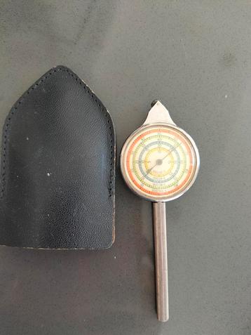 Vintage Kaartmeter / Afstandsmeter met Etui beschikbaar voor biedingen