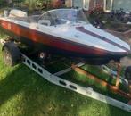 Hellwig speedboot 60pk Johnson met trailer 1400,-, Watersport en Boten, Bootonderdelen, Ophalen, Gebruikt, Motor en Techniek, Motorboot