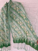 Prachtige SJAAL met Batik BlokPrint dessin (sissel anna), Ophalen of Verzenden, Zo goed als nieuw, Maat 46/48 (XL) of groter, Sjaal